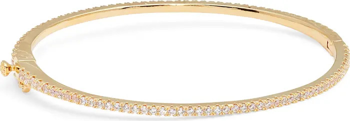 Delicate Cubic Zirconia Eternity Bangle | Nordstrom