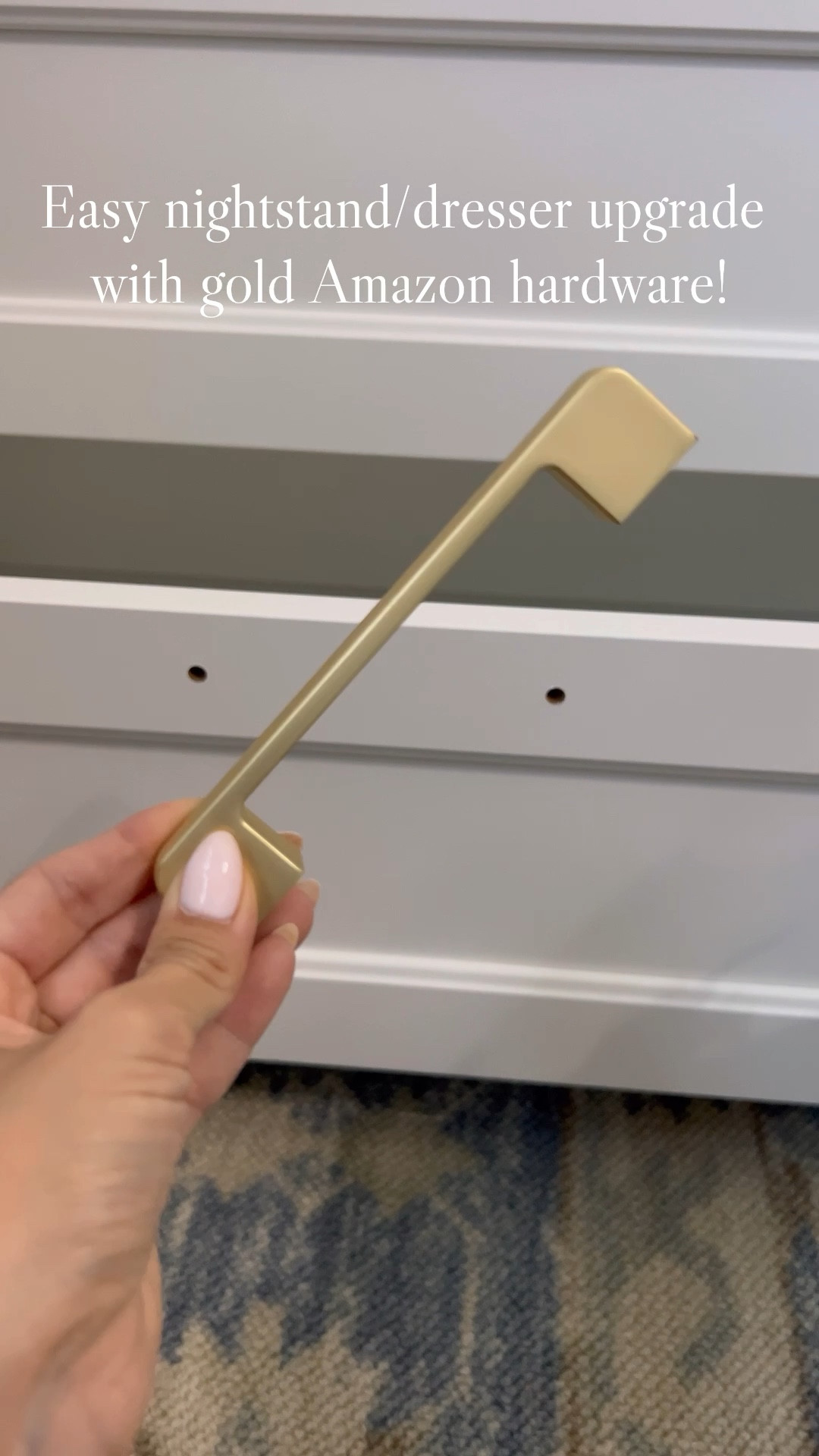 Easy DIY Nightstand/Dresser Upgrade✨Add chic gold hardware! It’s inexpensive (pack of 5 handles, $20) and really elevates the look! We added these handles to the dresser and two nightstands…super simple and quick! (from the SONGESAND collection @ikeausa)💖Lamps are an #AmazonFind too! 

#LTKU #LTKunder50 #LTKhome