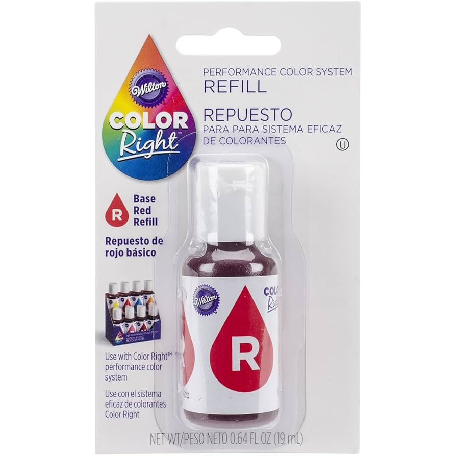Wilton Right Food Color System Refill, .07 oz, Red #2 | Amazon (US)