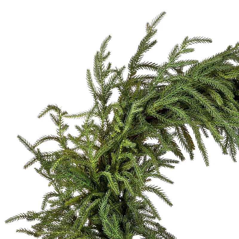 The Holiday Aisle® Norfolk Just Cut 24" Wreath & Reviews | Wayfair | Wayfair North America
