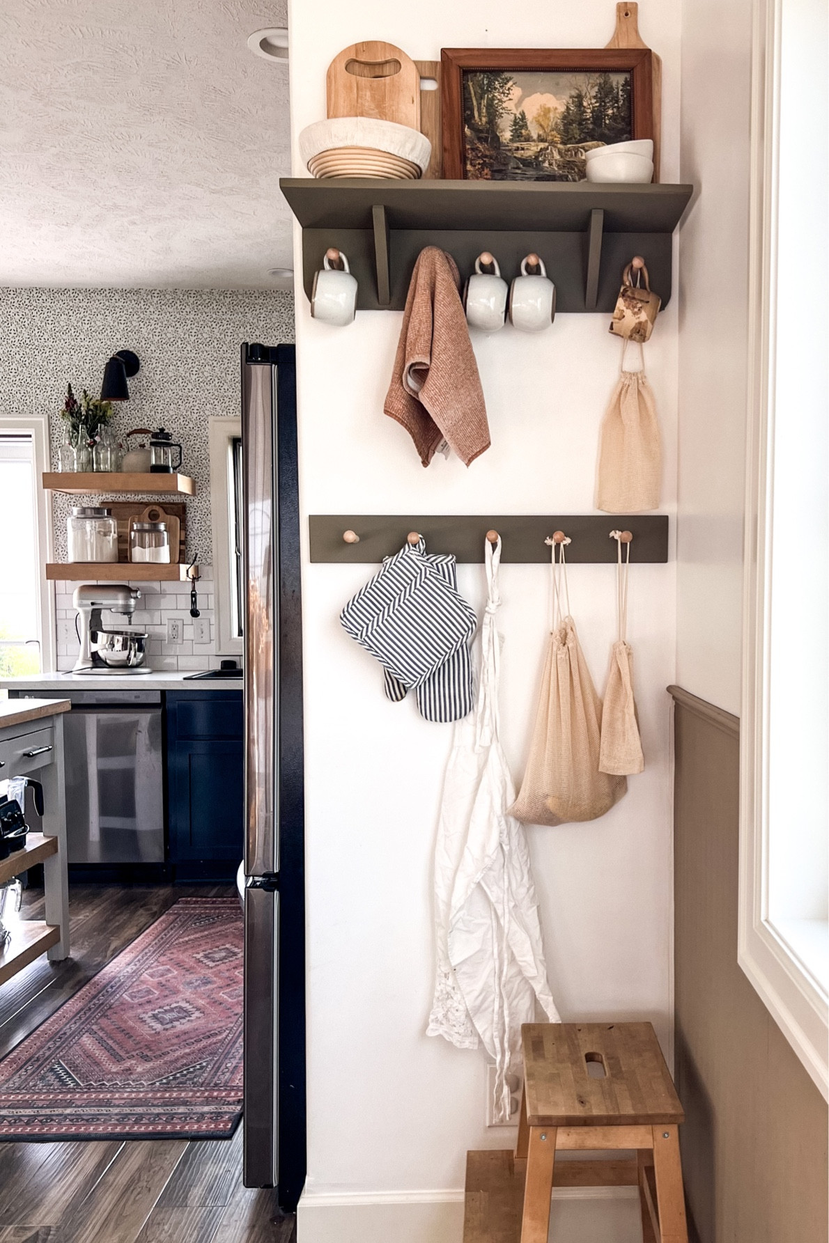 DIY shelf with peg rail

#LTKfamily #LTKhome