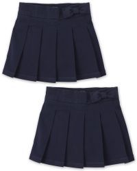 Toddler Girls Uniform Woven Pleated Skort 2-Pack | The Children's Place CA | The Children's Place