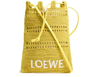 Raffia drawstring pocket | 24S US