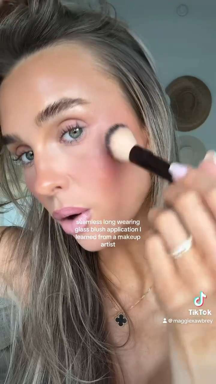 seamless longwearing blush application 🩷

#blush #blushtips #makeupessentials 

 #LTKBeauty