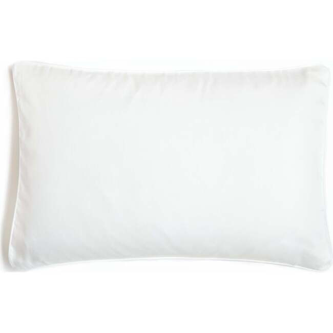 Solid Toddler Pillow,White | Maisonette