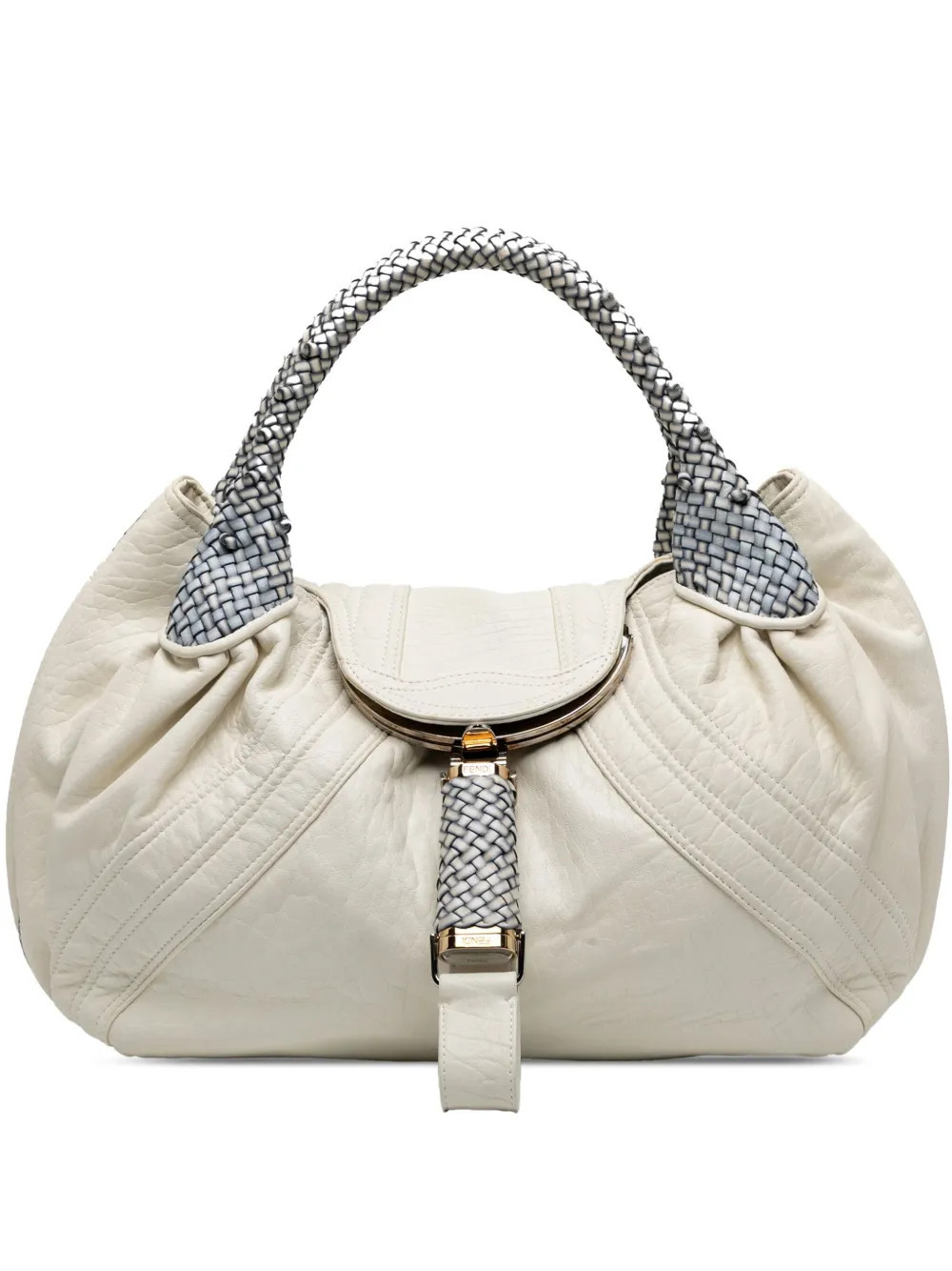 Fendi Pre-Owned 2000-2010 Leather Spy handbag - White | Farfetch Global