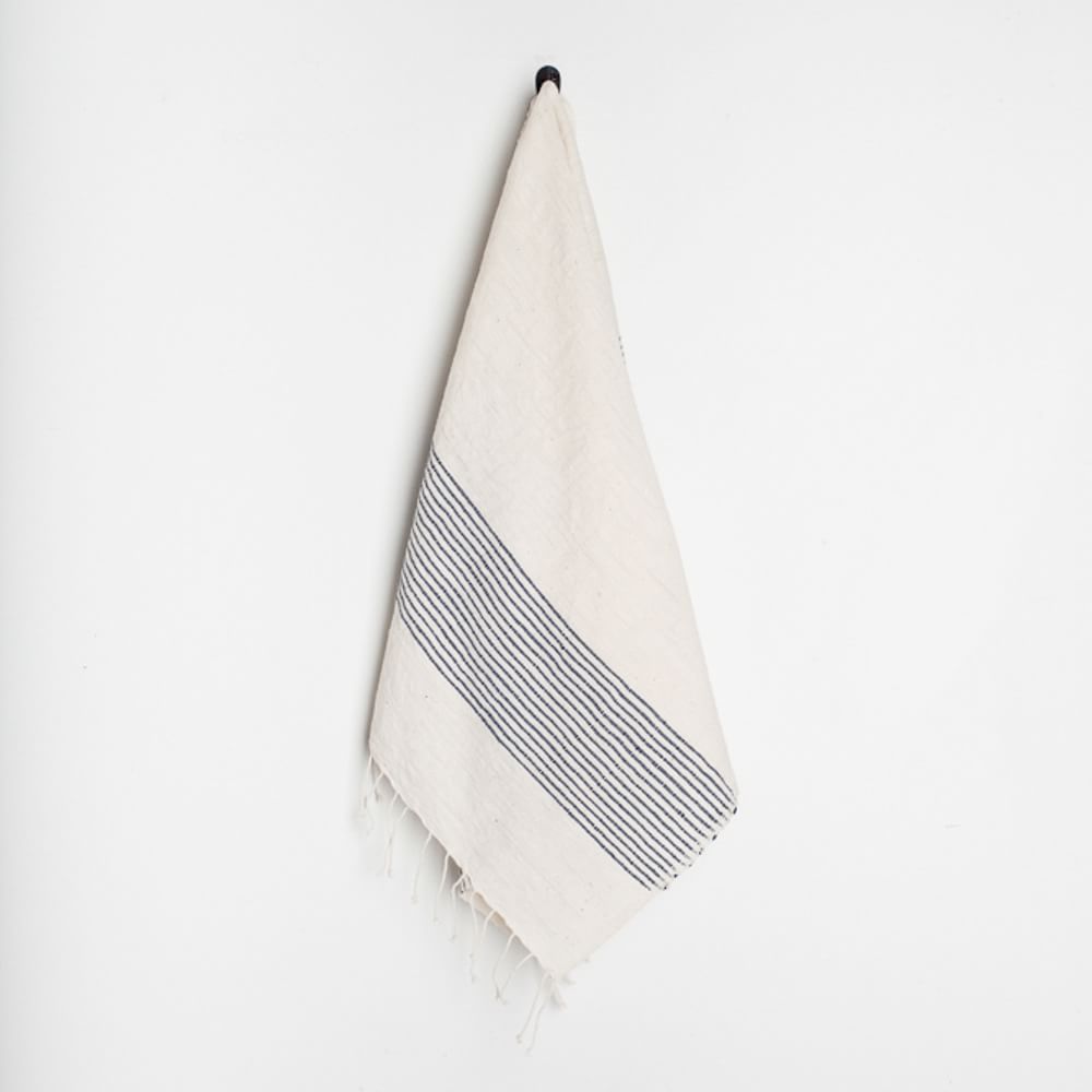 Riviera Handwoven Cotton Hand Towel, Natural | West Elm (US)