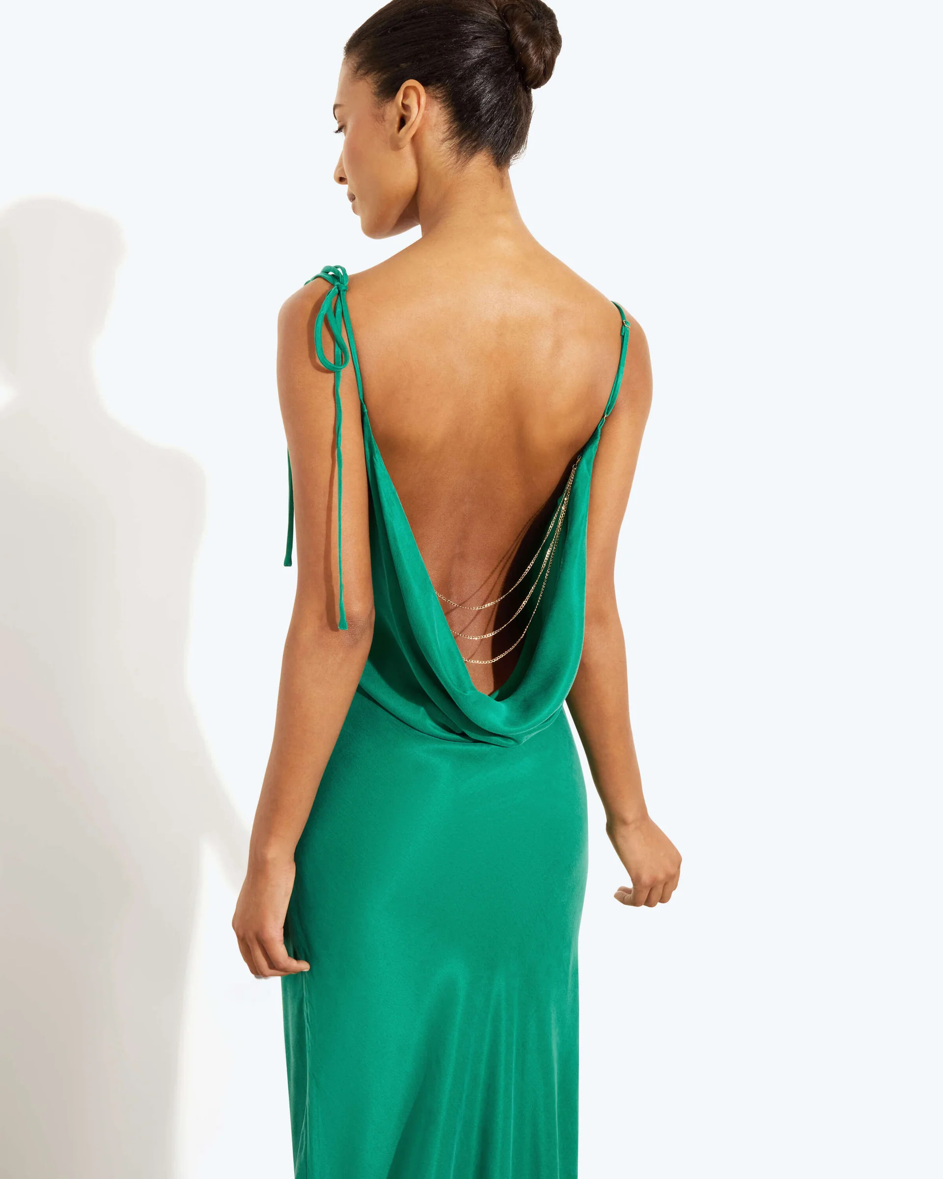 OPHELIA DRESS GREEN | Rat & Boa