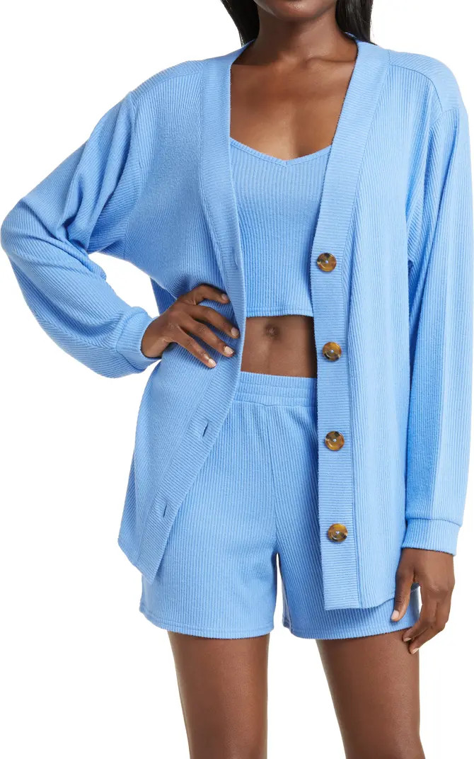 3-Piece Cozy Rib Pajamas | Nordstrom