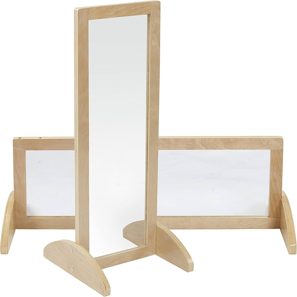 ECR4Kids Junior Bi-Directional Mirror, Single-Sided, 36in, Natural | Amazon (US)