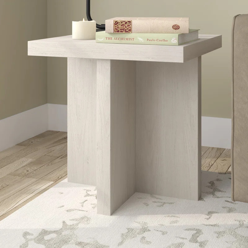 Elna Pedestal End Table | Wayfair North America