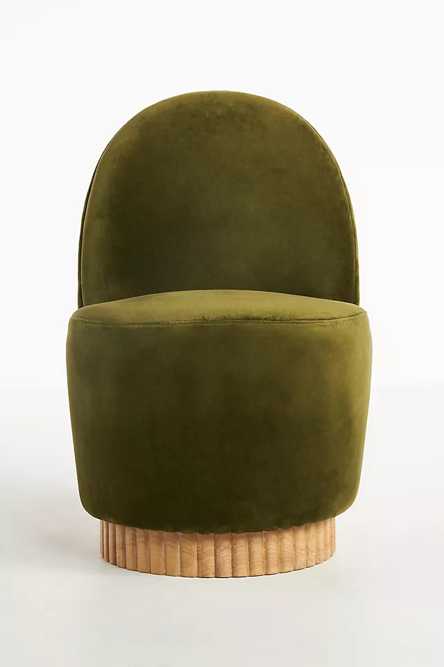 Missy Velvet Swivel Dining Chair | Anthropologie (UK)