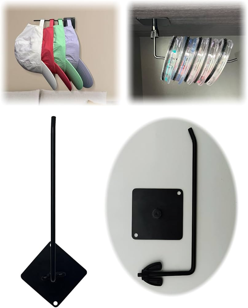 Tumbler Lid Organizer, Cup Lid Organizer, Hat Organizer for Closet， Under Cabinet Tumbler Lid O... | Amazon (US)