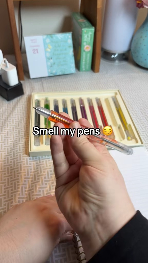 These are like the scented markers we all smelled, but for adults. I love that they look like little lava lamps and I can smell them as I write! They’re perfect for journaling and letter writing.

#LTKHome #LTKMothersDay #LTKselfcare