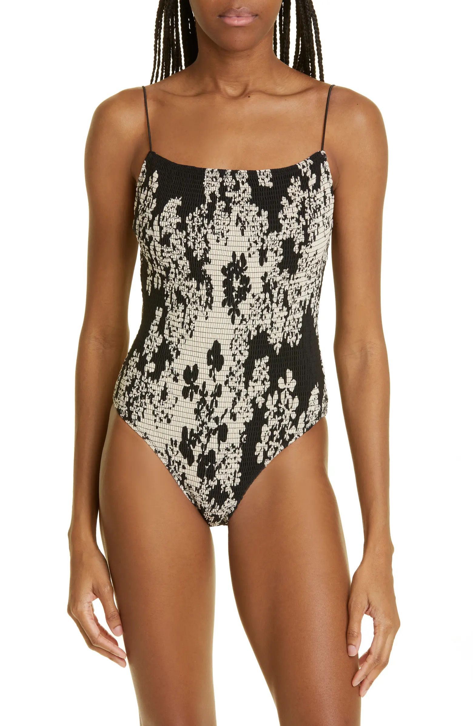 Smocked One-Piece Swimsuit | Nordstrom