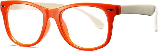 COASION Kids Clear Glasses for Little Girls Boys, Geek Fake Nerd Eyeglasses for Costume (Age 3-12... | Amazon (US)