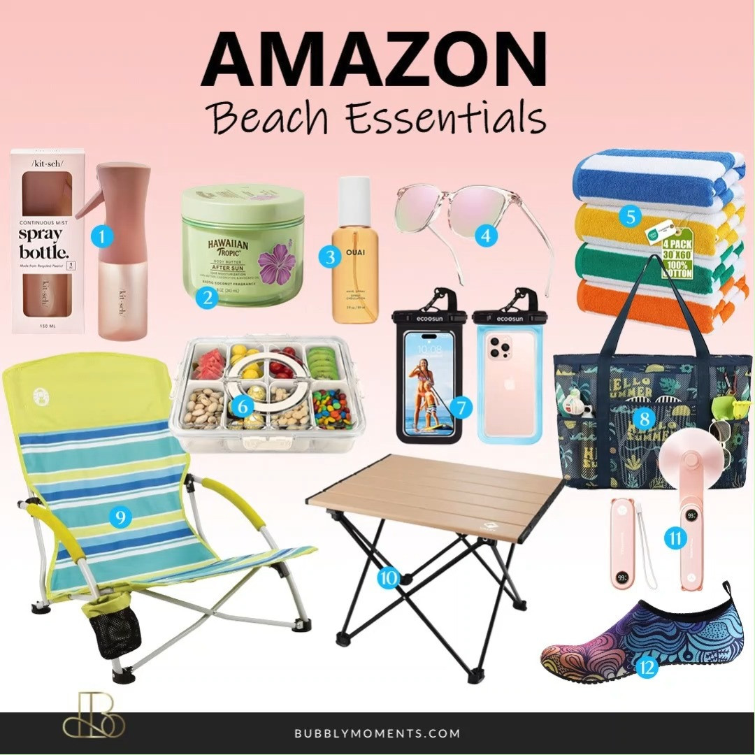 Get ready for sunny days with these must-have beach essentials that make every trip more fun, easy, and stress-free ☀️ From stylish accessories to practical must-haves, these Amazon finds are perfect for everything from quick beach trips to full vacation days. Whether you're lounging by the shore, taking a swim, or enjoying a sunset walk, these picks help you stay comfortable, organized, and looking cute all day long. I love how these essentials make packing simple and elevate your entire beach experience without the hassle. Save this for your next beach day and tap to explore all the must-haves everyone is loving right now 🌊✨
#LTKSwim #LTKTravel #LTKFinds #beachessentials #beachday #amazonfinds #summermusthaves #beachvibes #vacationstyle #summerstyle #beachlife #travelessentials #poolsidevibes #sunnydays #outdoorfun #beachinspo #vacationready #amazongems #trendingnow #summerfavorites #coastalvibes #beachoutfit #resortstyle #holidaystyle #beachbagessentials 

 