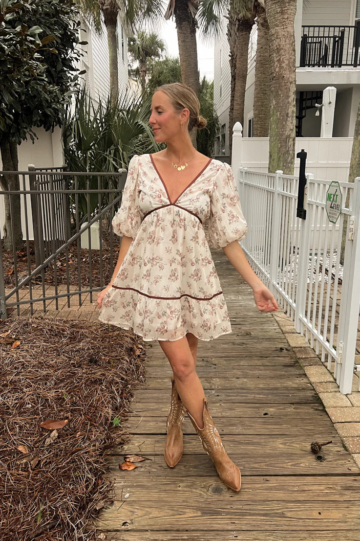 Auburn Mini Dress | Vestique