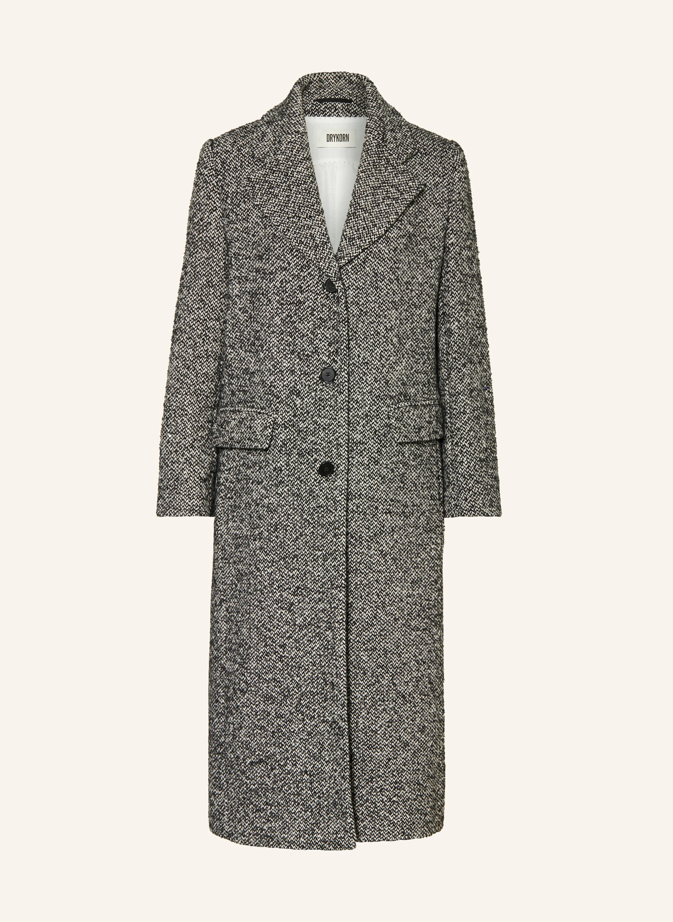 DRYKORN Mantel AISBY in schwarz / weiss | Breuninger (DACH)