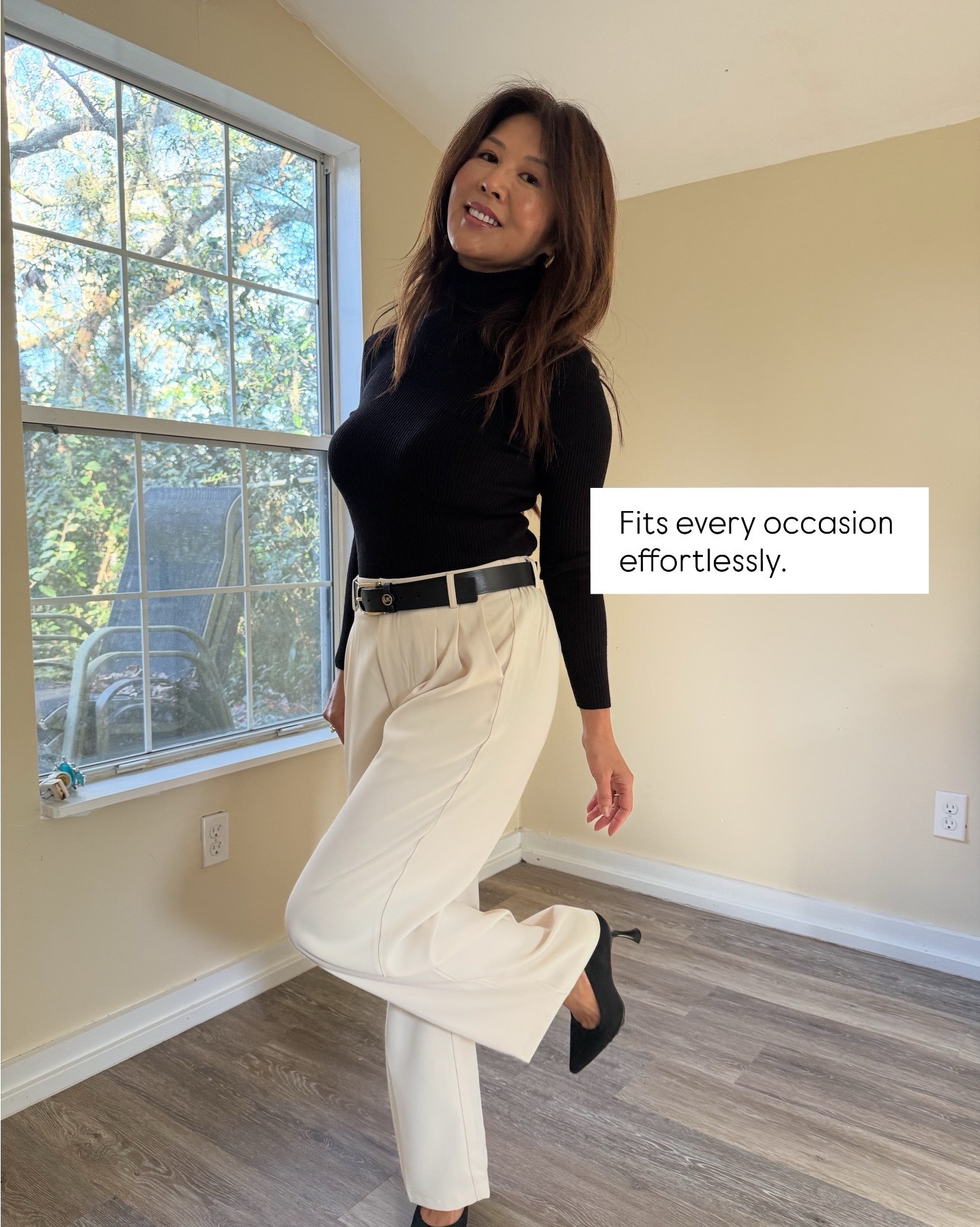 These beautiful and soft Trousers that can take you from work to date night. I’m wearing a size small in apricot.  I’m 5’3 and the length fits perfectly.  No issues with it being too long! Love it! Amazon finds 

#LTKootd #LTKWorkwear #LTKFindsUnder50