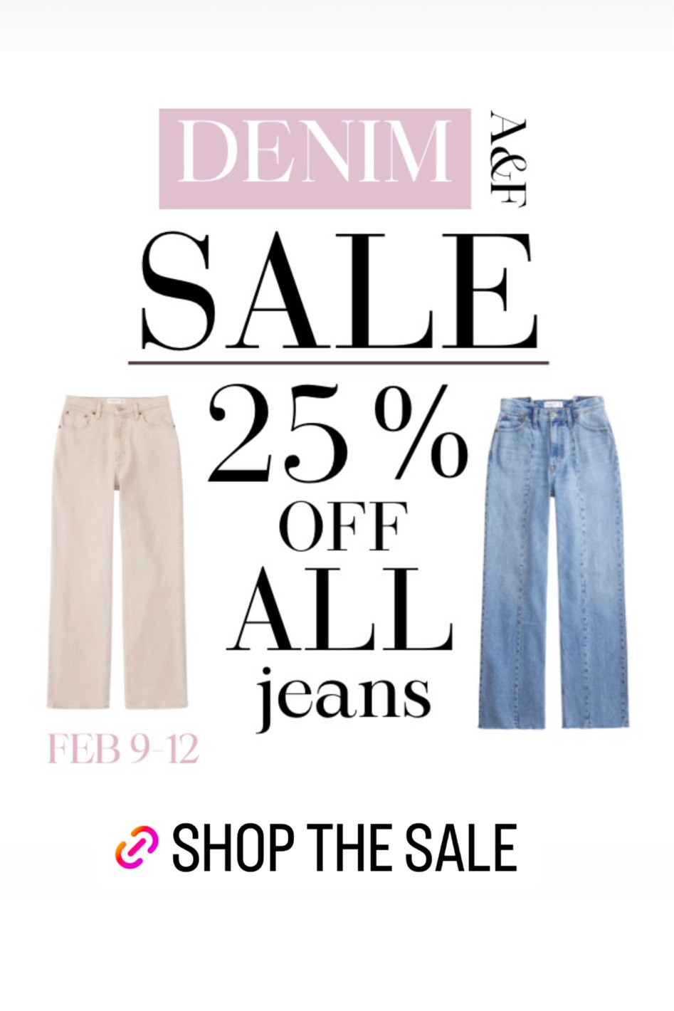 ABERCROMBIE AND FITCH SPRING SALE!! 25% OFF ALL DENIM!! Linked our FAVS🫶🏼

#LTKSpringSale #LTKU #LTKMostLoved