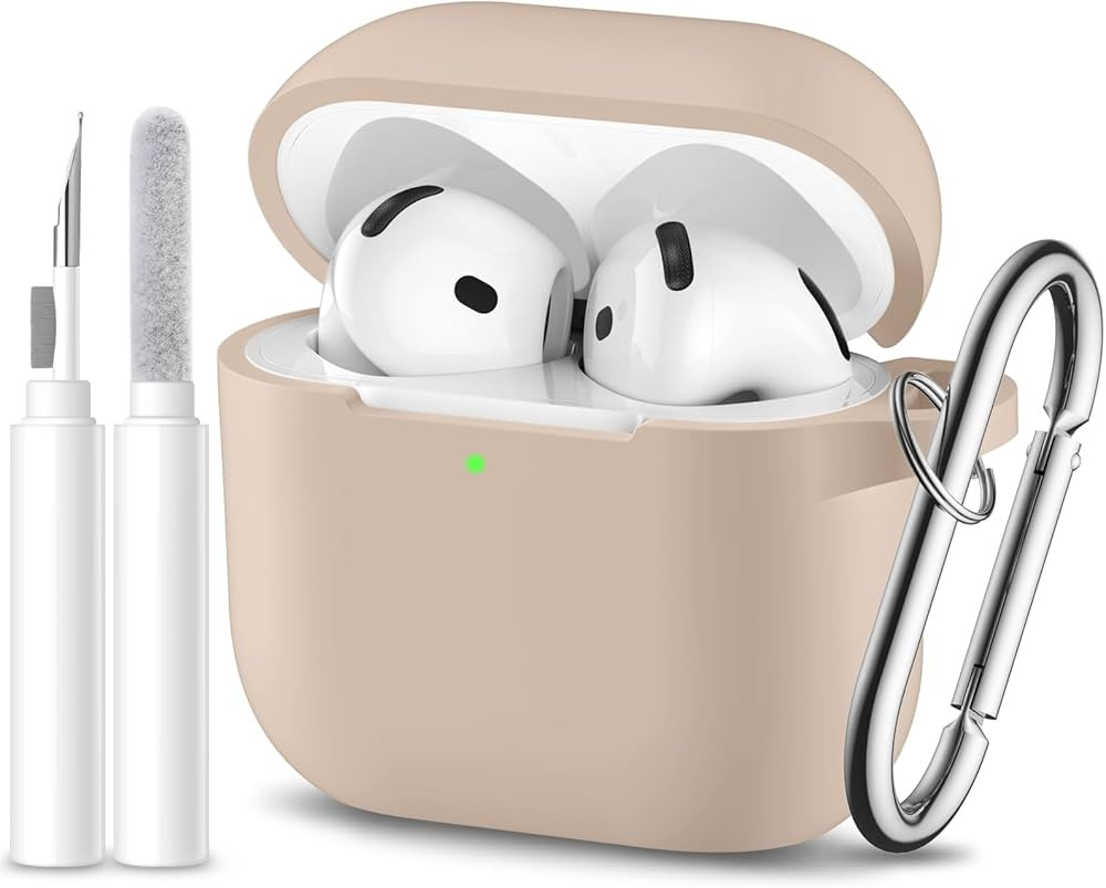 for Airpods 4th Generation Case Cover(2024),Soft Silicone Full Protective Case for AirPods 4 Case... | Amazon (US)