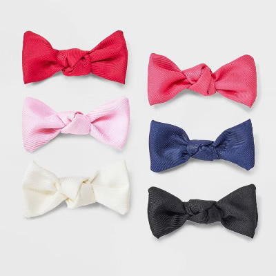 Bow Hair Clips - 6pk - Cat & Jack | Target