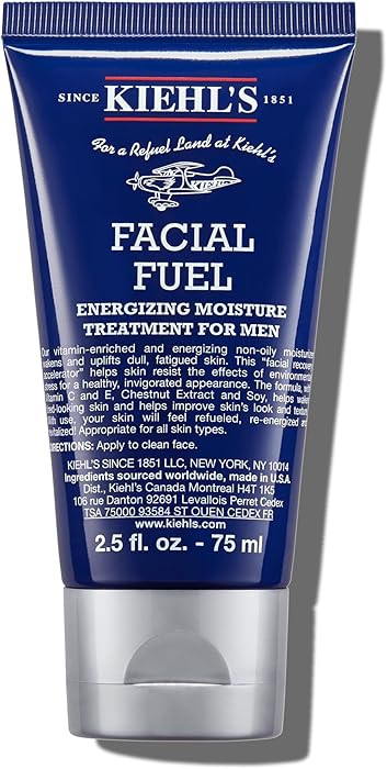 Kiehl's Facial Fuel Moisturizer, Men's Face Cream, with Vitamin C and Caffeine that Contain Antio... | Amazon (US)