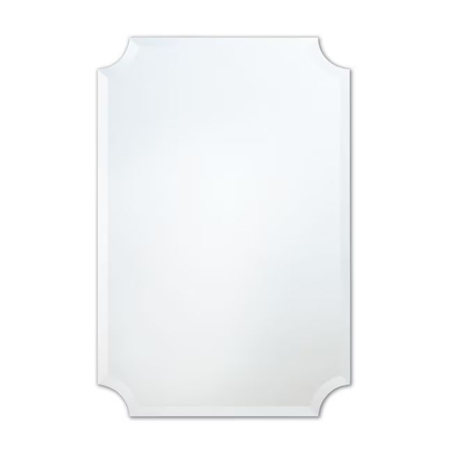 Better Bevel 24-in W x 36-in H Clear Rectangular Frameless Bathroom Vanity Mirror | Lowe's