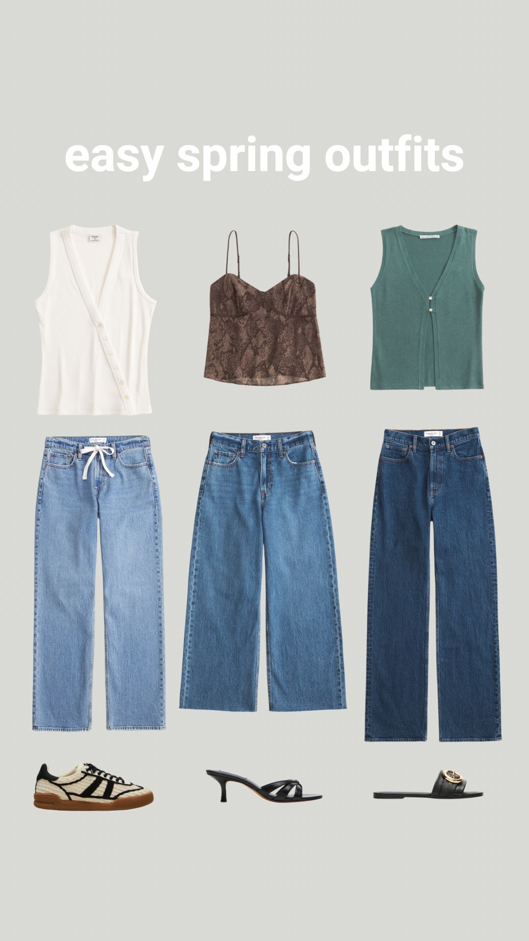 Easy to style outfits for spring! Everything Abercrombie is 25% off plus you can use the stackable code AFVIVIANE for 15% off!

#LTKPetite #LTKFindsUnder100 #LTKSaleAlert