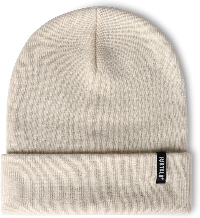 FURTALK Womens Knit Beanie Hat Acrylic Winter Hats for Women Men Soft Warm Unisex Cuffed Beanie... | Amazon (US)