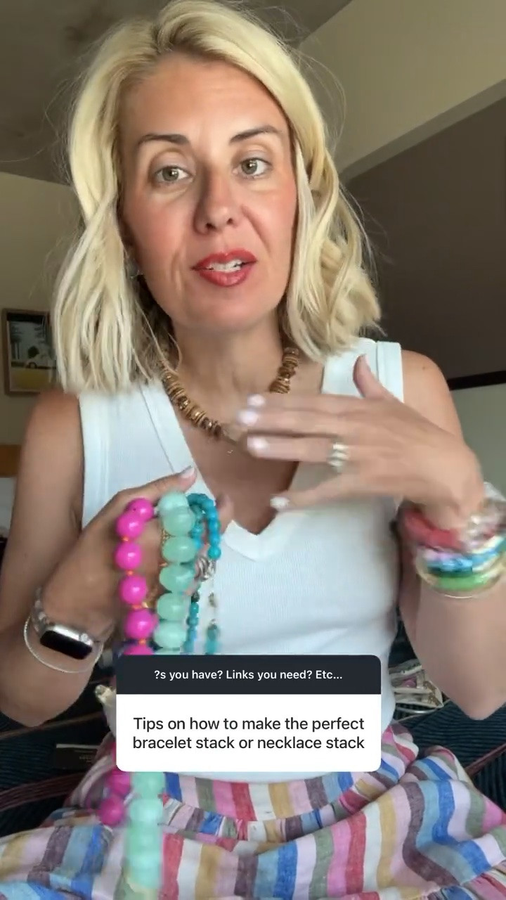 Tips on how I style my necklaces! 

I’m medium petite in tank & size 2 skirt. 
*Use code SUMMER for 30% off my bracelets & necklaces ￼
*Use code 3PPA for 30% off my skirt
*Use code MIXANDMATCH for 25% off at Erin McDermott ￼

#LTKSeasonal #LTKSaleAlert #LTKstorytime