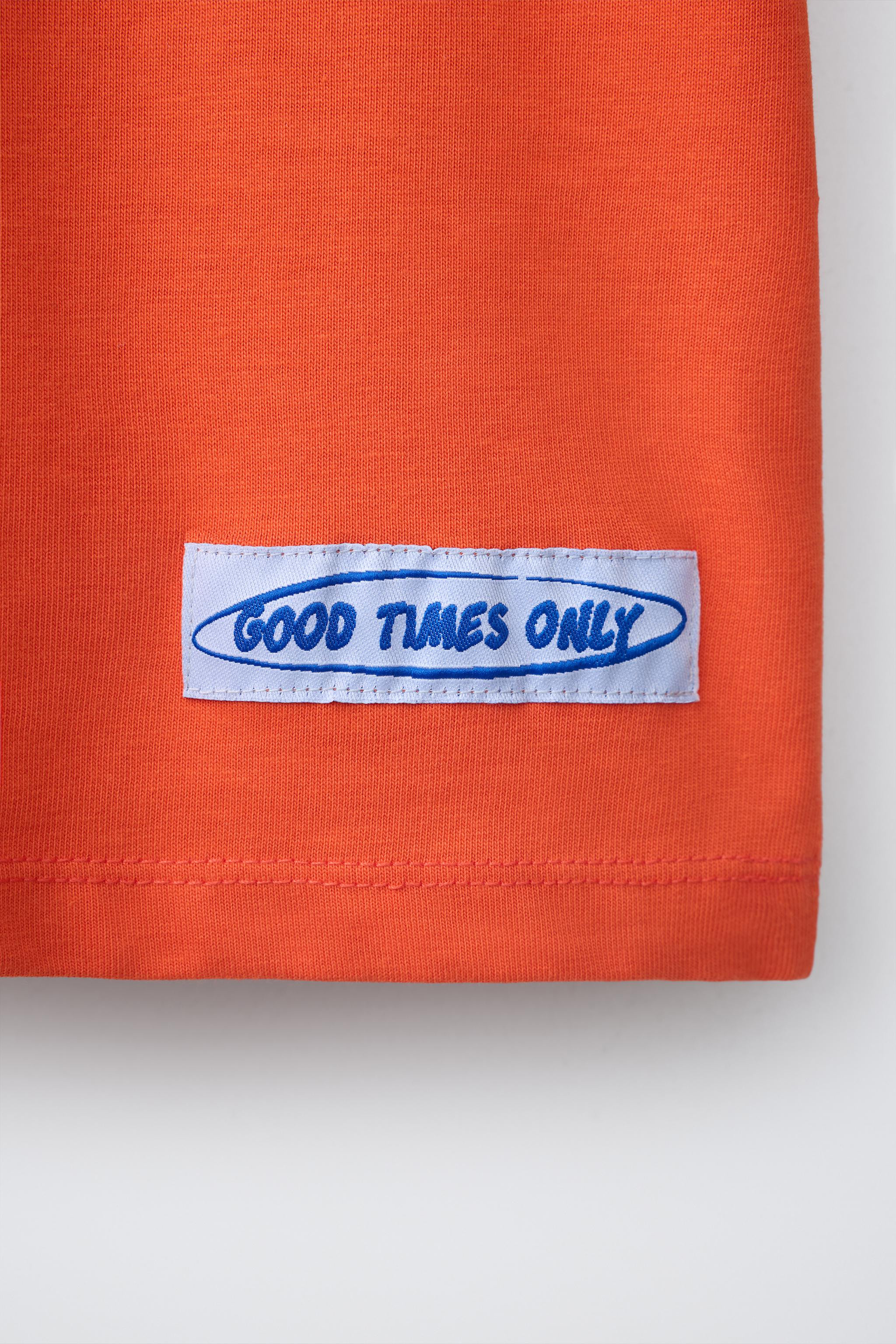 CONTRAST TEXT T-SHIRT | Zara US