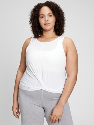 GapFit Twist-Front Top | Gap Factory