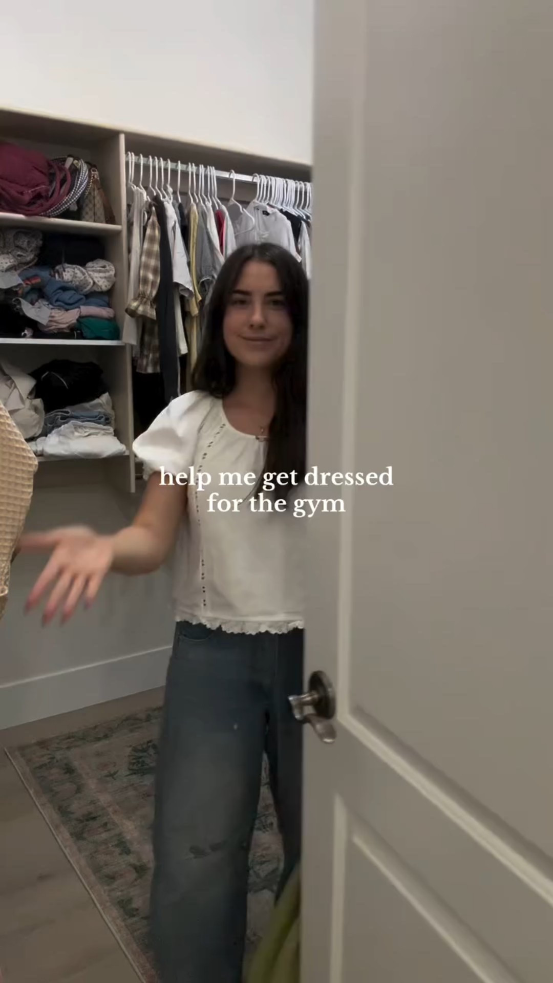 The ending of the video never filmed haha 🤣 but this is what I wore and this set is so cute!! #amazonfinds #workoutset #gymoutfit #matchingset #postpartumjourney