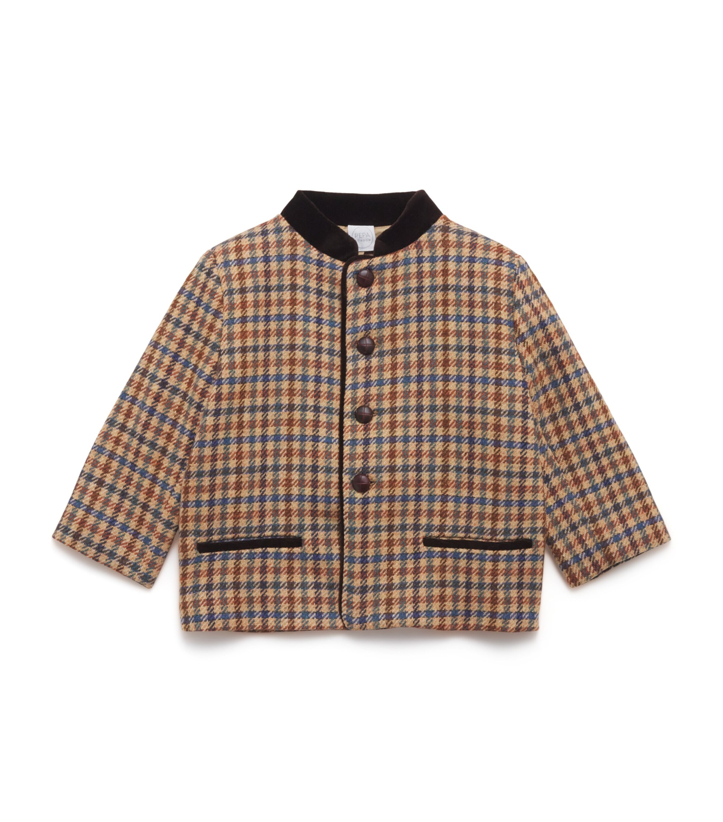 Wool Check Print  Jacket (18 Months–4 Years) | Harrods US