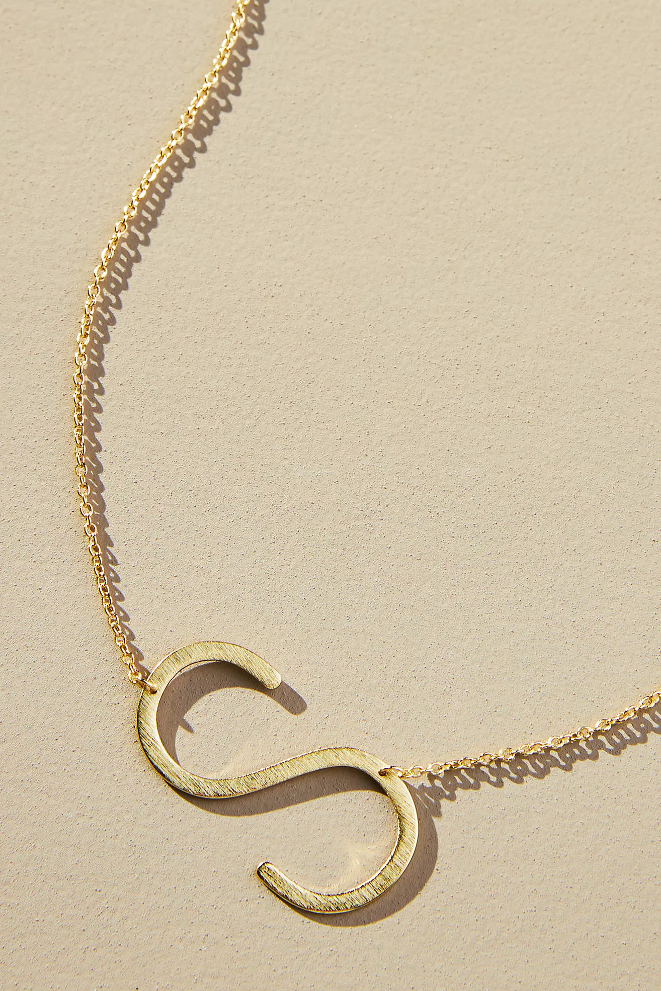 Monogram Pendant Necklace | Anthropologie (US)