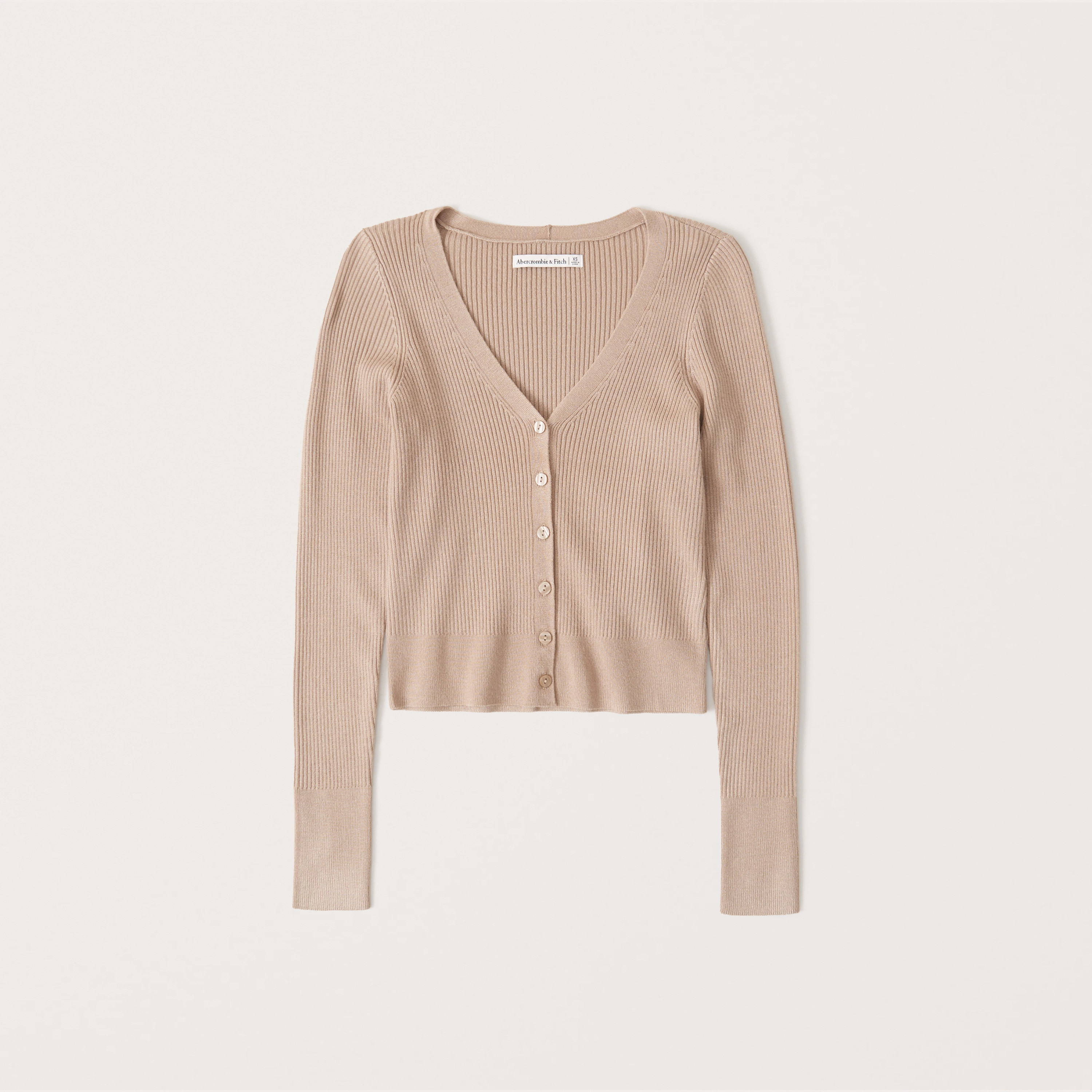 Slim V-Neck Cardigan | Abercrombie & Fitch (US)
