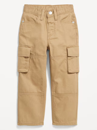 Baggy Barrel-Leg Cargo Jeans for Toddler Boys | Old Navy (US)