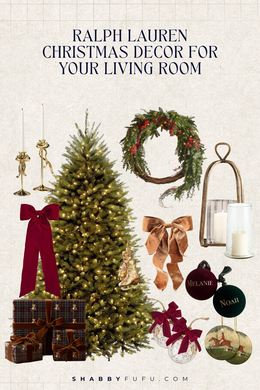 Bring Ralph Lauren's signature style home this Christmas. Brass accents, velvet bows, and personalized ornaments create an upscale & collected look. 

 

#LTKCyberWeek #LTKHoliday #LTKHome