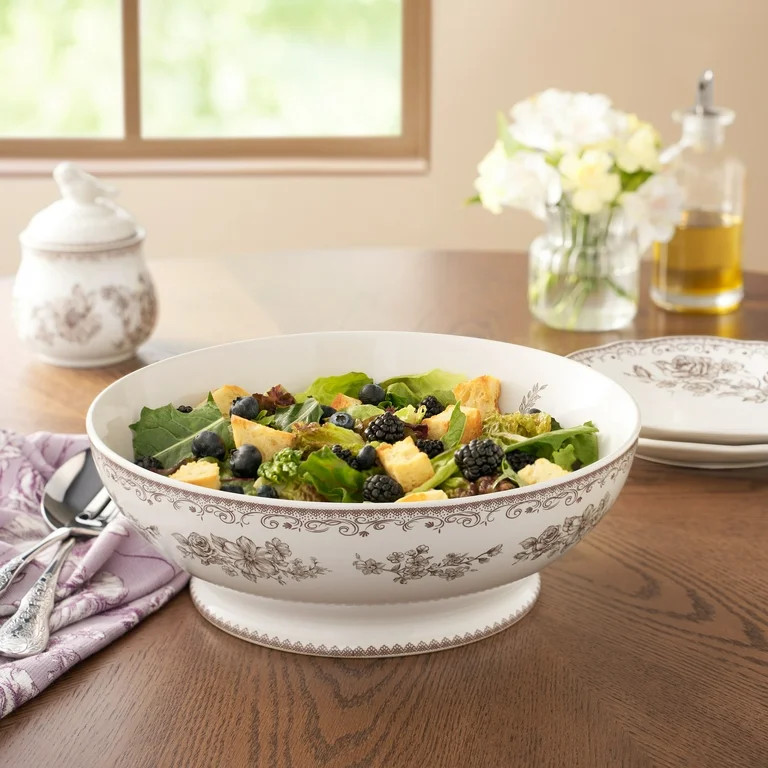 The Pioneer Woman Agatha Stoneware 11-inch Serving Bowl, Brown | Walmart (US)