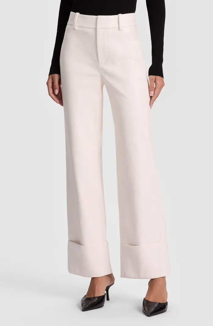 Alexander High Waist Faux Leather Pants | Nordstrom