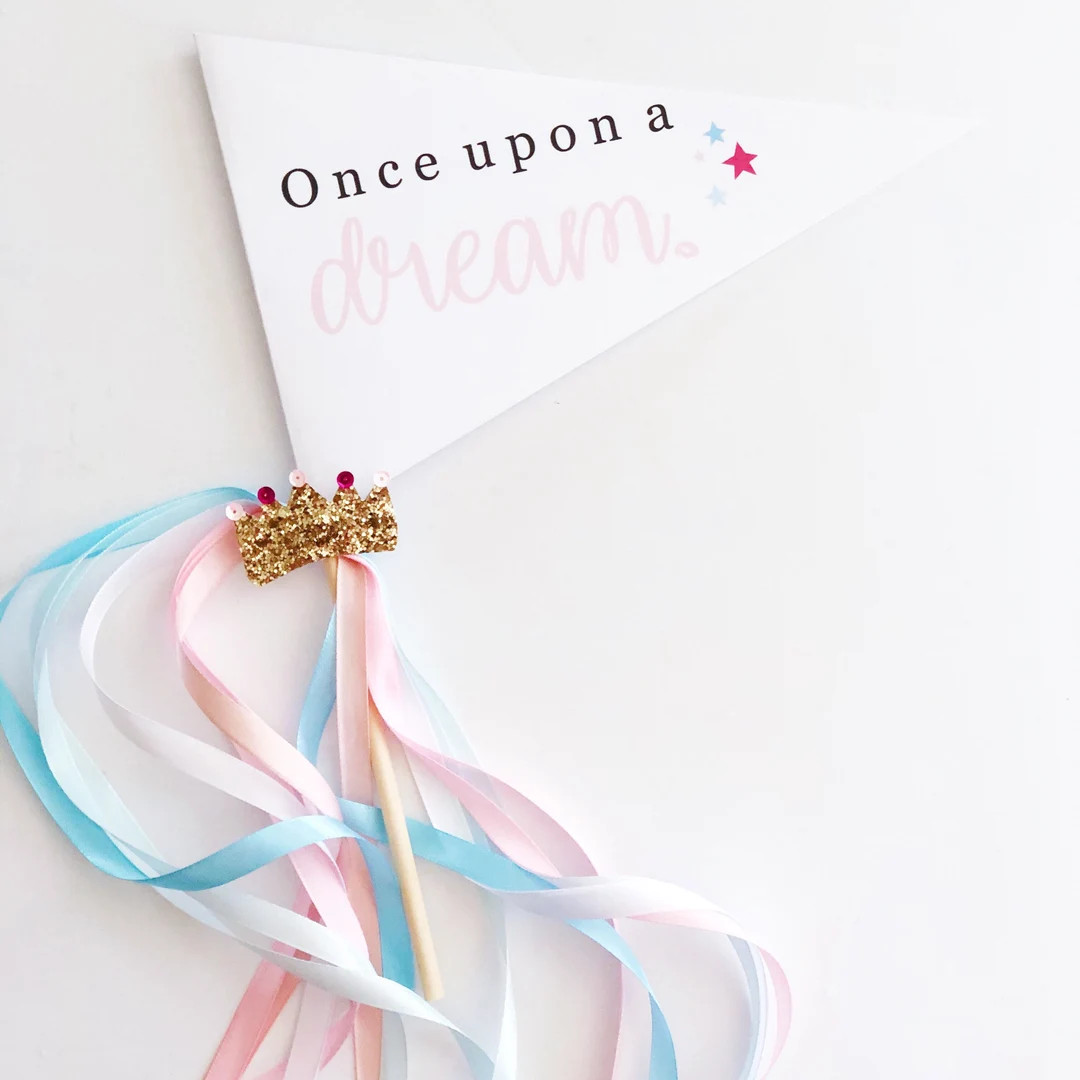 Once Upon a Dream Pennant Flag Printable | Etsy (US)