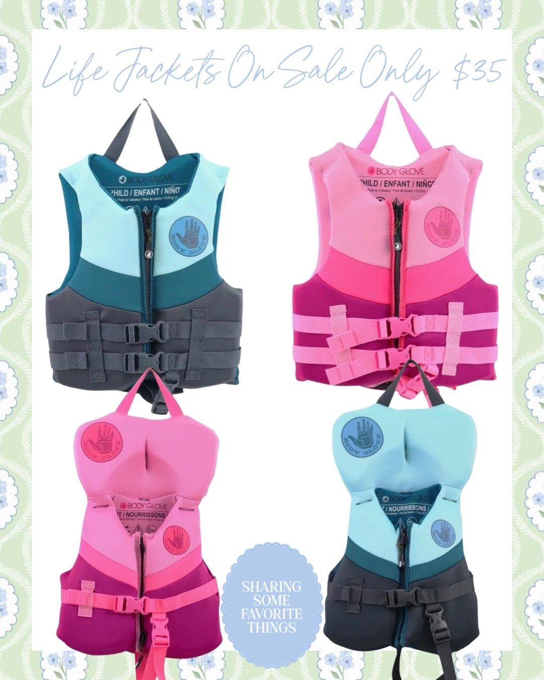 My favorite life jackets for infants and toddlers are on sale right now and they are such a good deal!! You save $20, which makes them only $35 right now 🙌🏼💗

They come in both infant and child sizes, which I love! My daughter wore the infant one last summer and loved it, and this spring and summer she’s already been using the child size and loves that one too!!

We live on a lake and have a pool in our yard, so water safety is a huge priority for us! That’s one of the reasons I love these so much, they are U.S. Coast Guard certified, so I feel good knowing they are safe and approved for boating too👏🏼

The infant size is made for under 30 lbs and has built in head support, which is such a great feature for little ones! The child size fits 33 to 55 lbs, and my daughter is in that one now. I love that it should fit her for the next few years too!!

They’re lightweight, comfortable, durable, UV safe, and the bright neon makes little ones so much easier to spot in the water, which I really love for extra visibility🙌🏼

Such a great sale on something so important for summer, lake days, pool days, and boat rides!! Linked while it’s still on sale! ☀️🛟💦

#lifejacket #kidslifejacket #infantlifejacket #boat #boating #safeswimming #spring #springstyle #springoutfits #summer #summerstyle #summeroutfits #swim #springtime #swimwear #swimsuits #bathingsuit #springbreak #vacation #beach #beachtrip #kids #kid #kidsstyle #kidstyle #kidsclothes #kidsoutfits #toddlers #toddler #toddlerstyle #toddlerclothes #baby #babystyle #boy #boyclothes #boystyle #girl #girlclothes #girlstyle #grandmillenial #grandmillenialstyle #preppy #preppystyle #classic #classicstyle #sale #salealert #majorsale #deal #dealoftheday 

#LTKSwim #LTKBaby #LTKKids