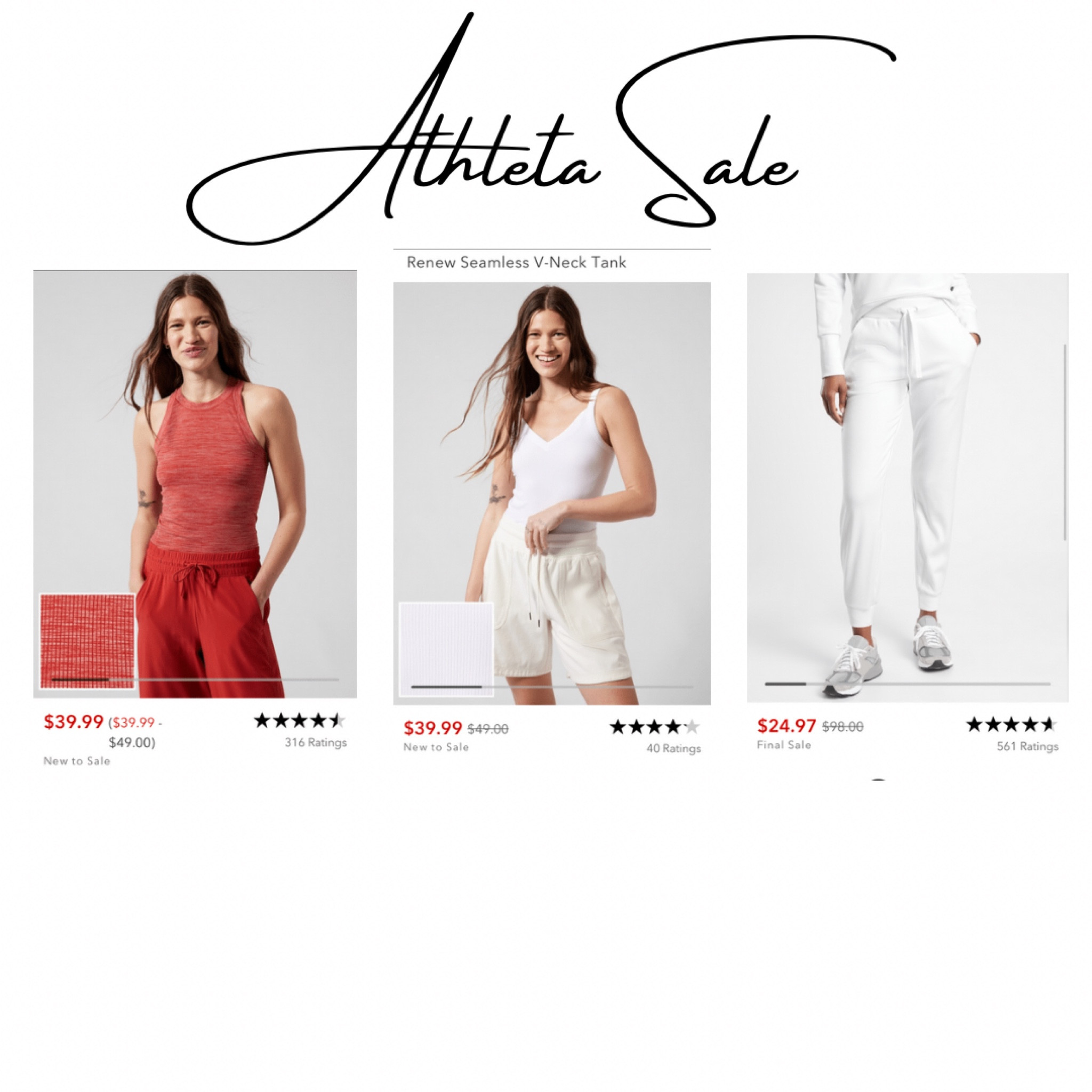 #athleta #sale #finalsale #ltksale

#LTKSeasonal #LTKunder50 #LTKunder100