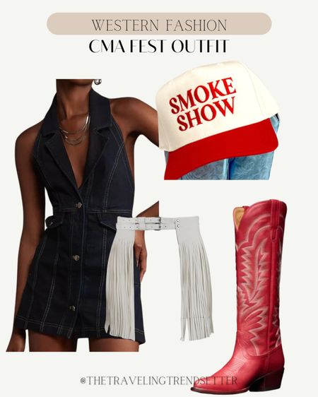 Western fashion CMA fest outfit idea Tecovas cowgirl boots 

#LTKFindsUnder50 #LTKStyleTip #LTKFindsUnder100