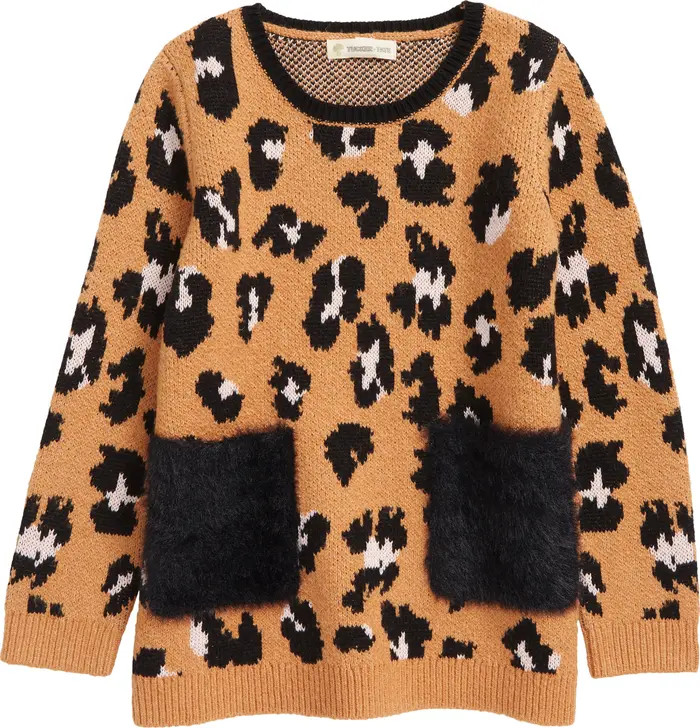 Kids' Fun Times Jacquard Pocket Tunic Sweater | Nordstrom