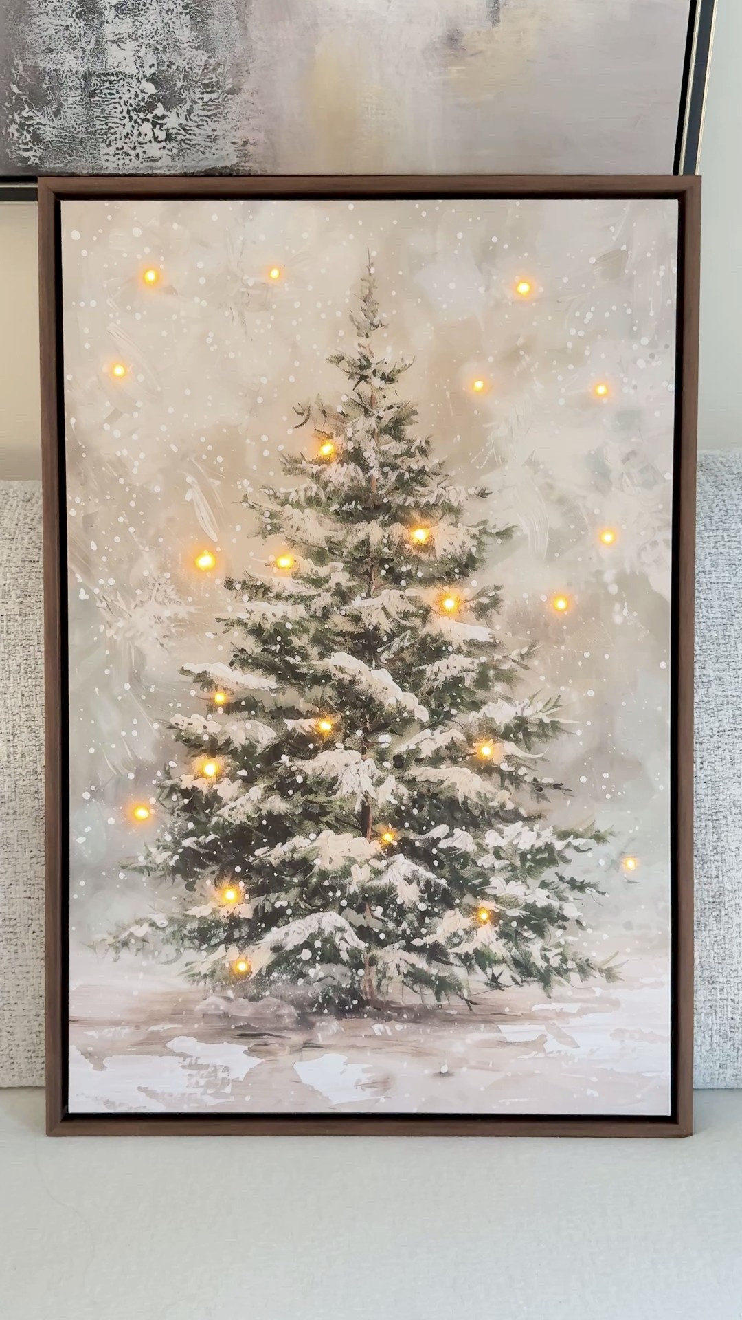 Snowy tree light up canvas from Hobby Lobby 🎄❄️

#LTKSeasonal #LTKHoliday