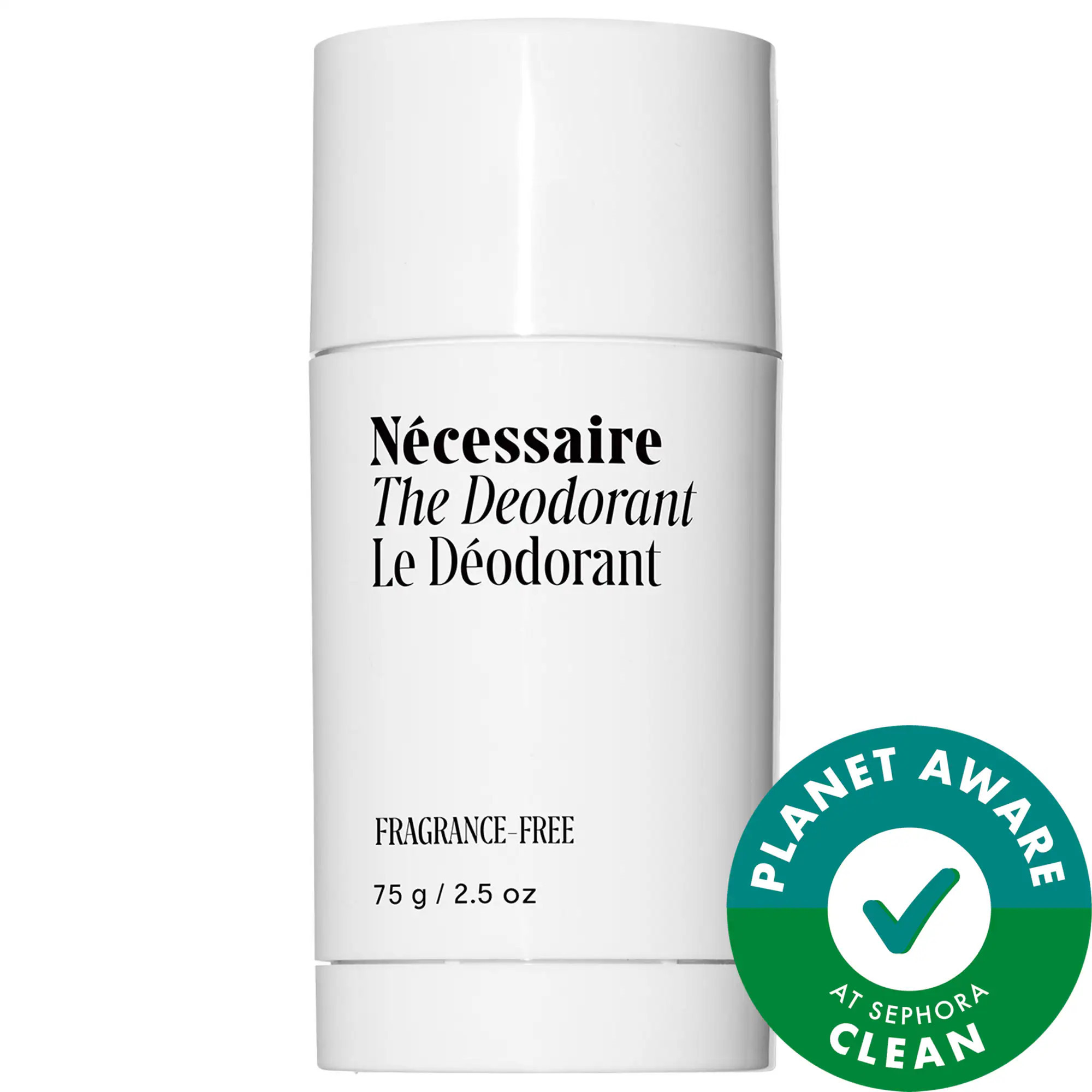 Nécessaire Fragrance-Free Deodorant - Aluminum-Free Extra-Strength Mandelic Acid Deodorant 2.5 oz / 73.9 mL | Sephora (US)
