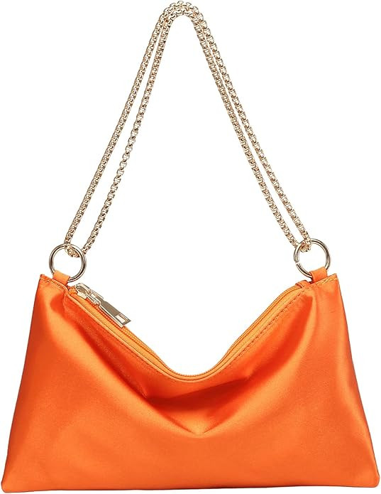 Verdusa Women's Satin Evening Handbag Shoulder Bag Purse | Amazon (US)